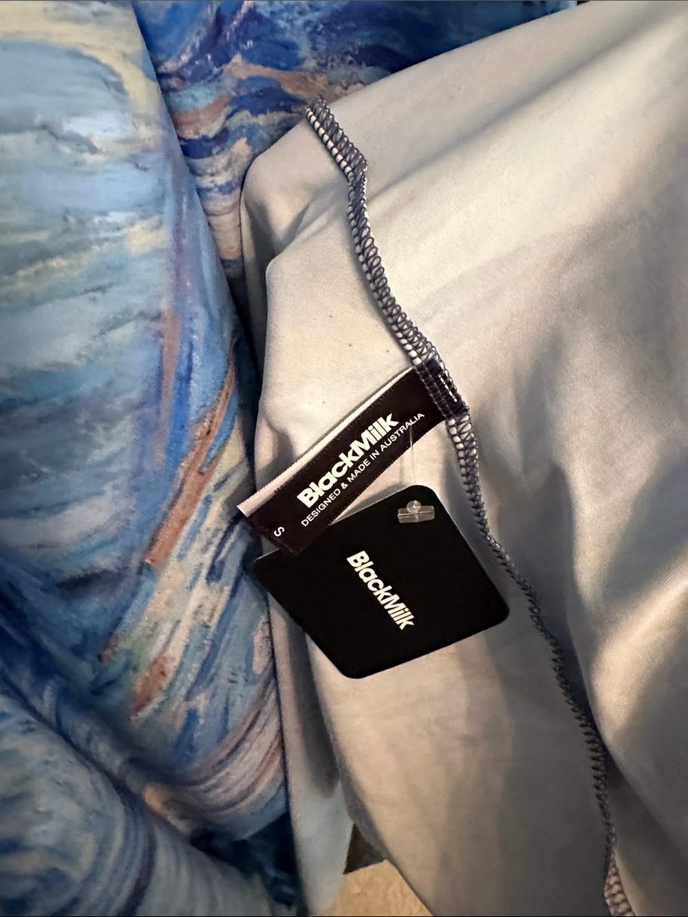 Blackmilk Blue Starry Night Print Maxi Skirt - Picture 3 of 3